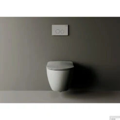 Wandcloset Boss & Wessing Rimoff Ophang Toilet Zonder Bidet Koel Grijs -Geberiter Meubels Geschaft wandcloset boss wessing rimoff ophang toilet zonder bidet koel grijs sfeer