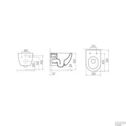 Wandcloset Boss & Wessing Rimoff Ophang Toilet Zonder Bidet Koel Grijs -Geberiter Meubels Geschaft wandcloset boss wessing rimoff ophang toilet zonder bidet koel grijs tech