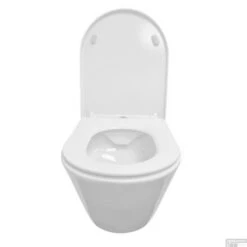 Wandcloset Boss & Wessing Tia Softclose Rimless Met Toiletzitting Glans Wit -Geberiter Meubels Geschaft wandcloset boss wessing tia softclose rimless met toiletzitting glans wit shop 3