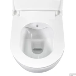 Wandcloset Boss & Wessing Aloni Keramiek Hoogglans Wit Met RVS Sproeier (Excl. Zitting) 8 Wandcloset Boss & Wessing Aloni Keramiek Hoogglans Wit Met RVS Sproeier (Excl. Zitting) -Geberiter Meubels Geschaft wandcloset creavit aloni keramiek hoogglans wit met rvs sproeier detail