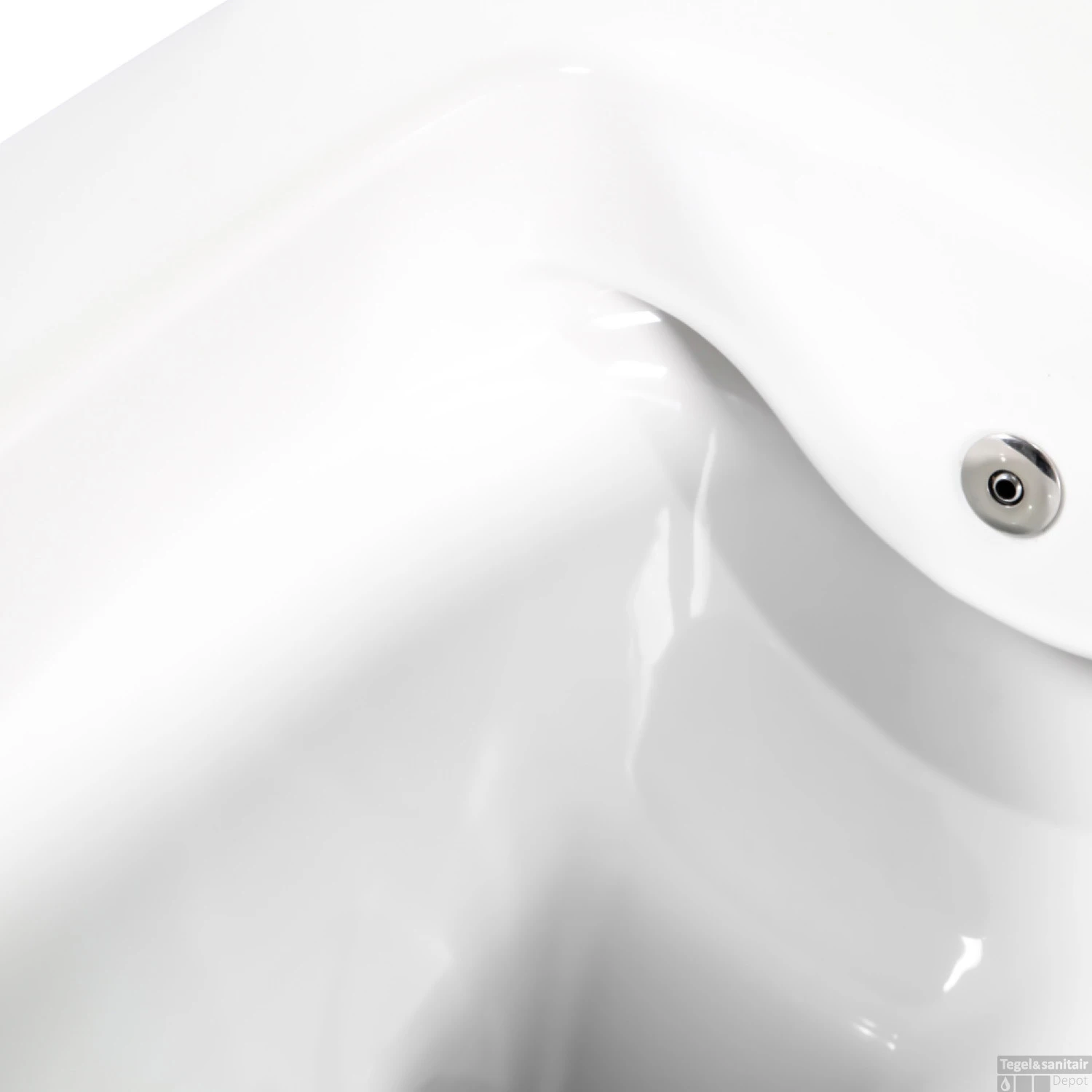 Wandcloset Boss & Wessing Aloni Keramiek Hoogglans Wit Met RVS Sproeier (Excl. Zitting) 5 Wandcloset Boss & Wessing Aloni Keramiek Hoogglans Wit Met RVS Sproeier (Excl. Zitting) - Afbeelding 3