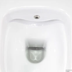 Wandcloset Boss & Wessing Aloni Keramiek Hoogglans Wit Met RVS Sproeier (Excl. Zitting) 10 Wandcloset Boss & Wessing Aloni Keramiek Hoogglans Wit Met RVS Sproeier (Excl. Zitting) -Geberiter Meubels Geschaft wandcloset creavit aloni keramiek hoogglans wit met rvs sproeier detail2