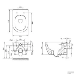 Wandcloset Boss & Wessing Aloni Keramiek Hoogglans Wit Met RVS Sproeier (Excl. Zitting) 11 Wandcloset Boss & Wessing Aloni Keramiek Hoogglans Wit Met RVS Sproeier (Excl. Zitting) -Geberiter Meubels Geschaft wandcloset creavit aloni keramiek hoogglans wit met rvs sproeier tech