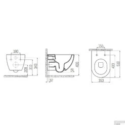 Wandcloset Boss & Wessing Freedom Randloos Met Bidet Mat Cappuccino (Exclusief Zitting) -Geberiter Meubels Geschaft wandcloset creavit freedom randloos met bidet mat cappuccino exclusief zitting tech