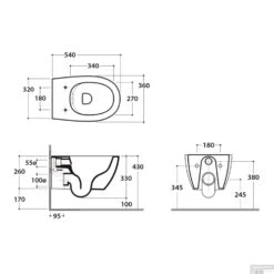 Wandcloset Luca Sanitair Vaso Rimless 54x36cm Wit (Exclusief Zitting) 9 Wandcloset Luca Sanitair Vaso Rimless 54x36cm Wit (Exclusief Zitting) -Geberiter Meubels Geschaft wandcloset luca sanitair vaso rimless 54x36cm wit exclusief zitting glmds03.bi tech