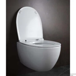 Wandcloset Luca Sanitair Vaso Rimless 54x36cm Wit (Exclusief Zitting) 8 Wandcloset Luca Sanitair Vaso Rimless 54x36cm Wit (Exclusief Zitting) -Geberiter Meubels Geschaft wandcloset luca sanitair vaso rimless 54x36cm wit exclusief zitting sfeer