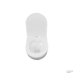 BWS Wandcloset Mudo | Randloos | Glans Wit (inclusief Zitting) -Geberiter Meubels Geschaft wandcloset mudo randloos glans wit inclusief zitting