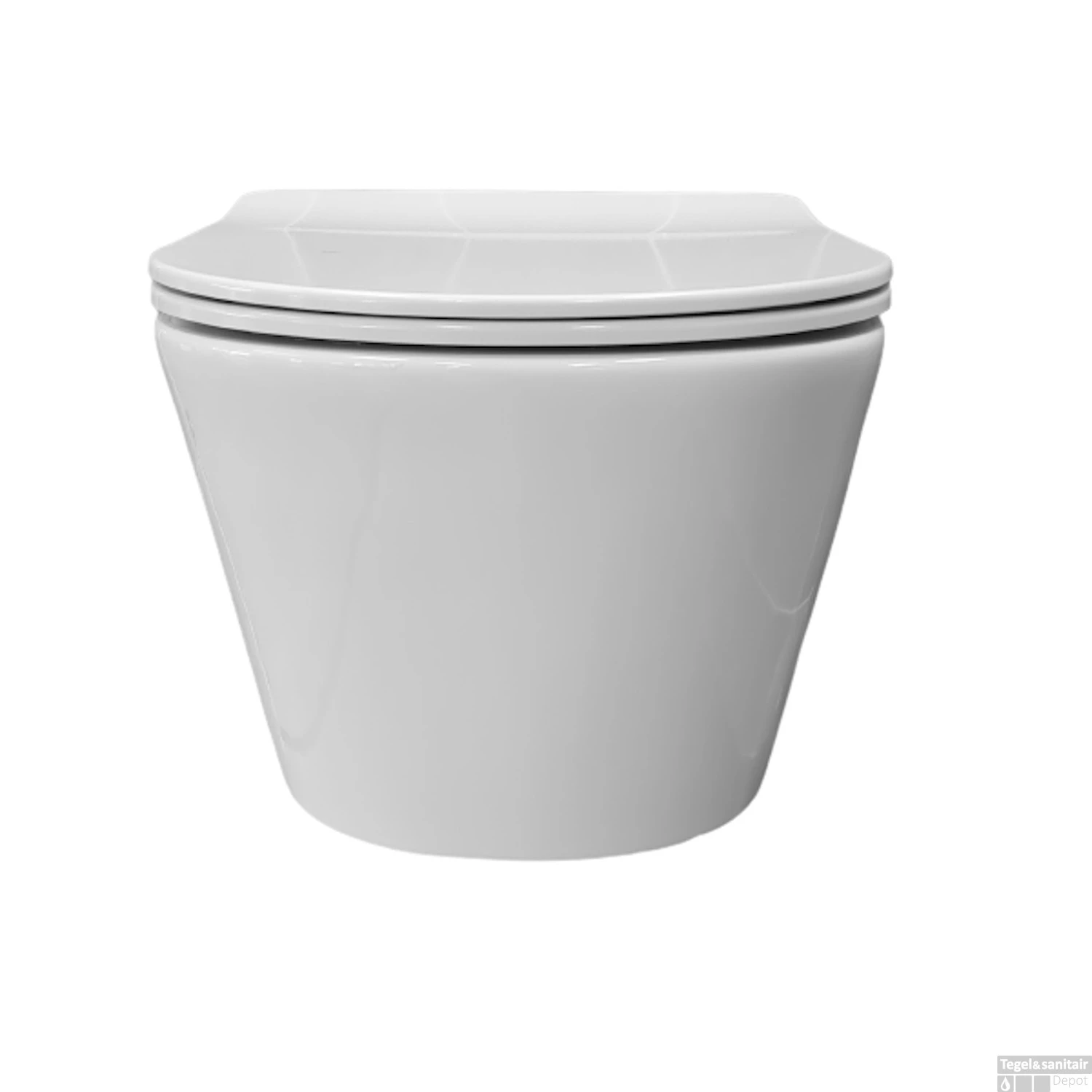 Wandcloset Sanilux Easy Flush Rimfree (Incl. Flatline Zitting) 8 Wandcloset Sanilux Easy Flush Rimfree (Incl. Flatline Zitting) - Afbeelding 6