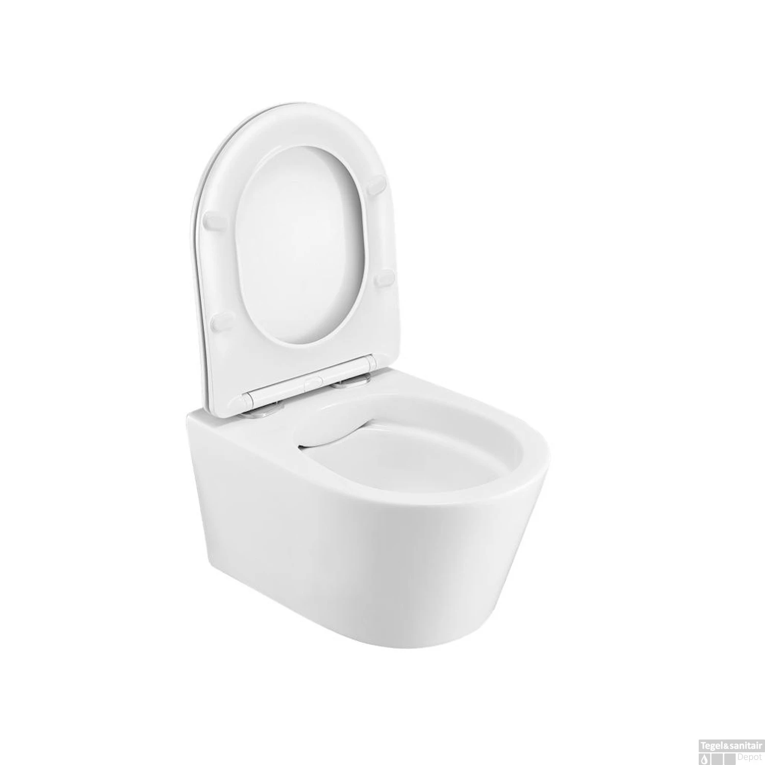 Wandcloset Sanilux Easy Flush Rimfree (Incl. Flatline Zitting) 9 Wandcloset Sanilux Easy Flush Rimfree (Incl. Flatline Zitting) - Afbeelding 7