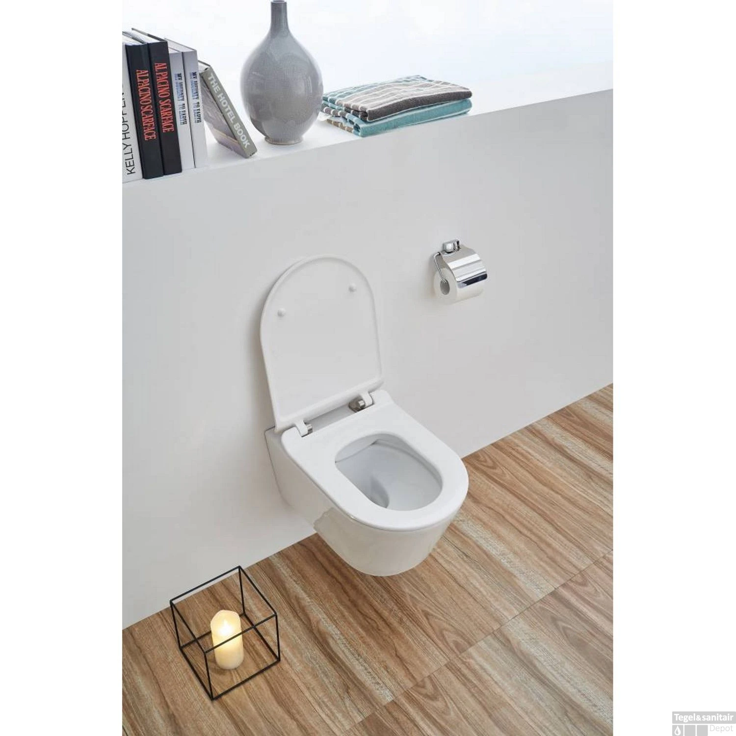 Wandcloset Sanilux Easy Flush Rimfree (Incl. Flatline Zitting) 3 Wandcloset Sanilux Easy Flush Rimfree (Incl. Flatline Zitting)