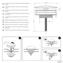 Wastafel Afvoerplug Differnz Always Open 7 Cm Gunmetal -Geberiter Meubels Geschaft wastafel afvoerplug differnz always open 7 cm gunmetal detail